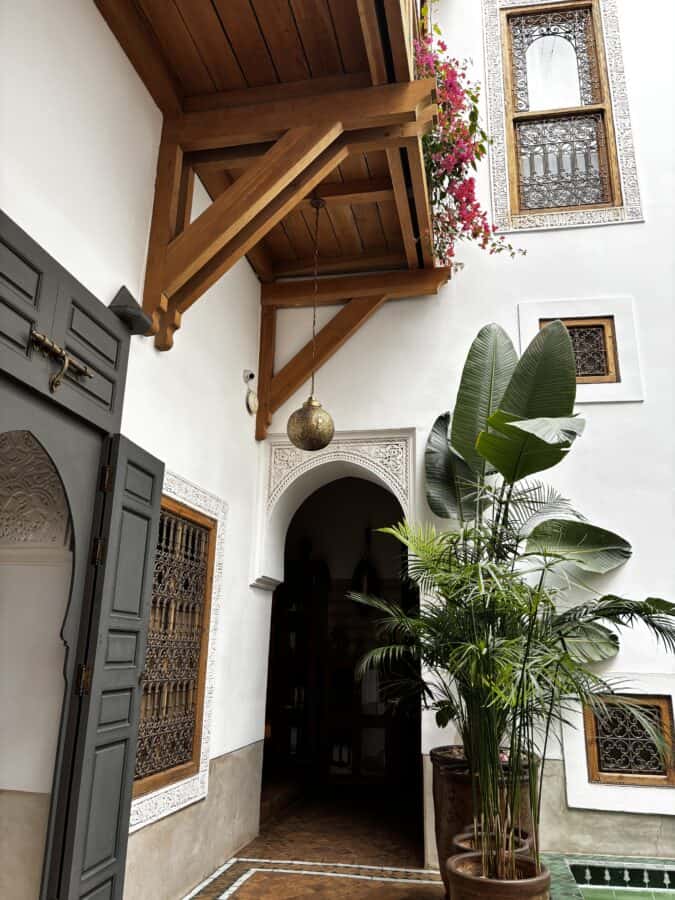 Inner courtyard in Riad le Jardin des Sens et Spa, Marrakech