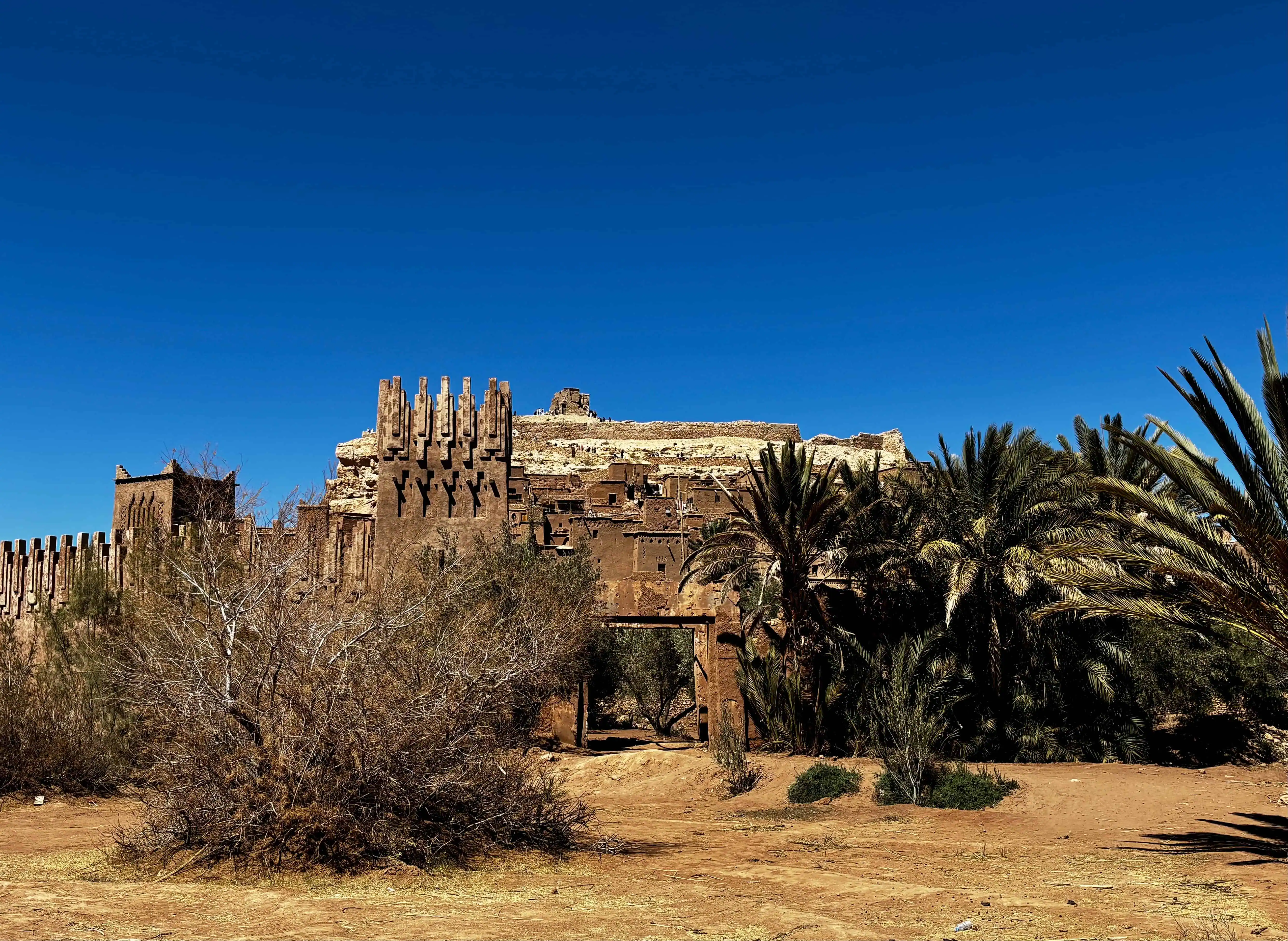 Fortress at Aït Ben Haddou, which we visited on a three-day trip from souks to Sahara