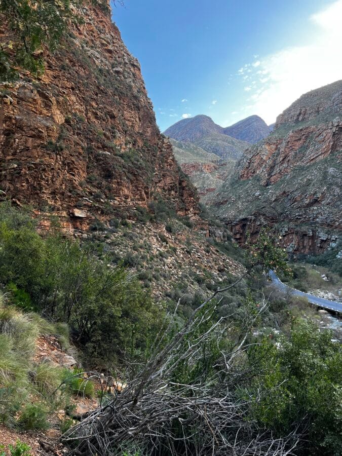 Gorge of Groot River, Meiringspoort Pass.