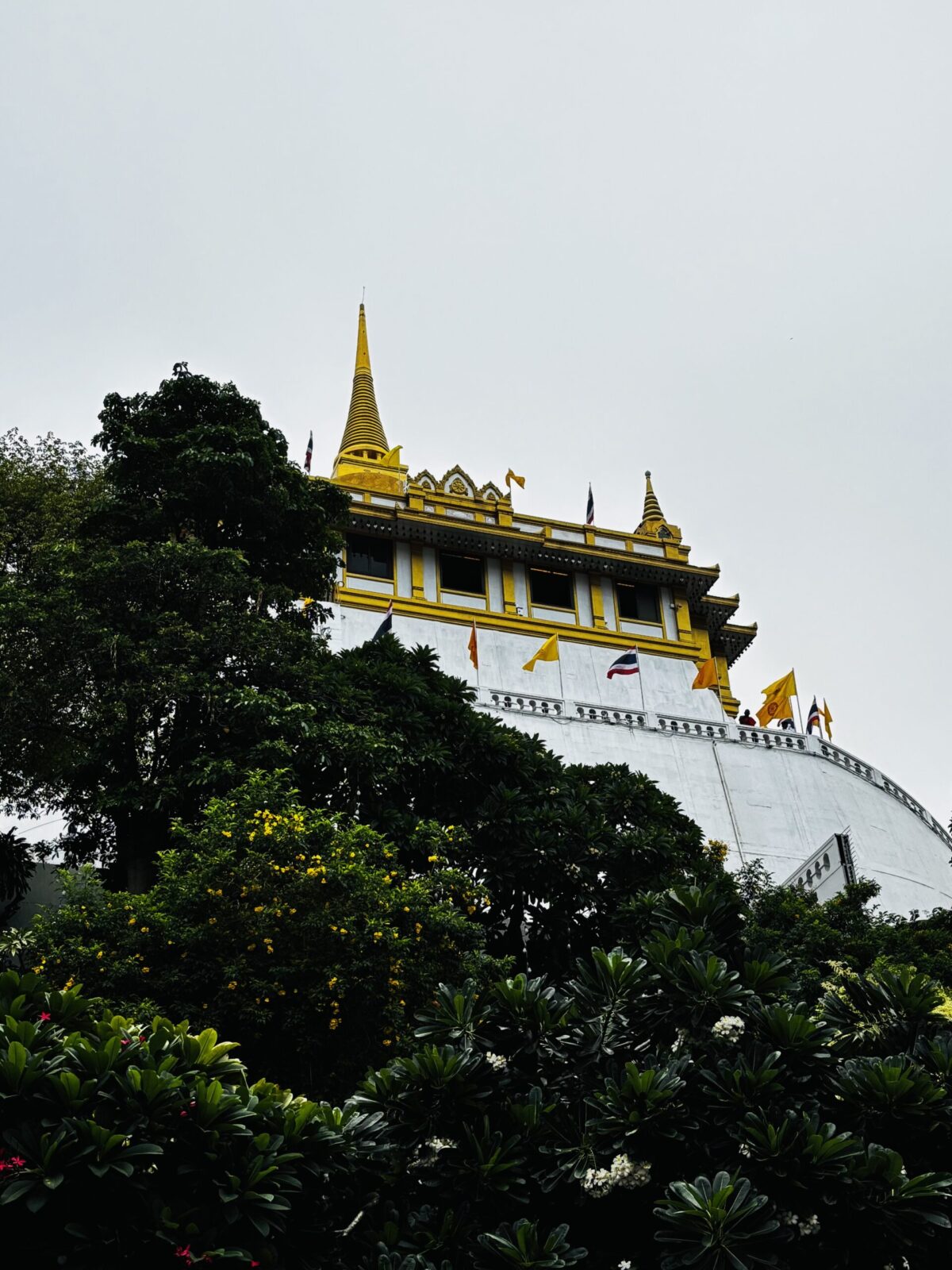 Golden MOunt as seen from below, because we really couldn't be bothered to climb all those steps.