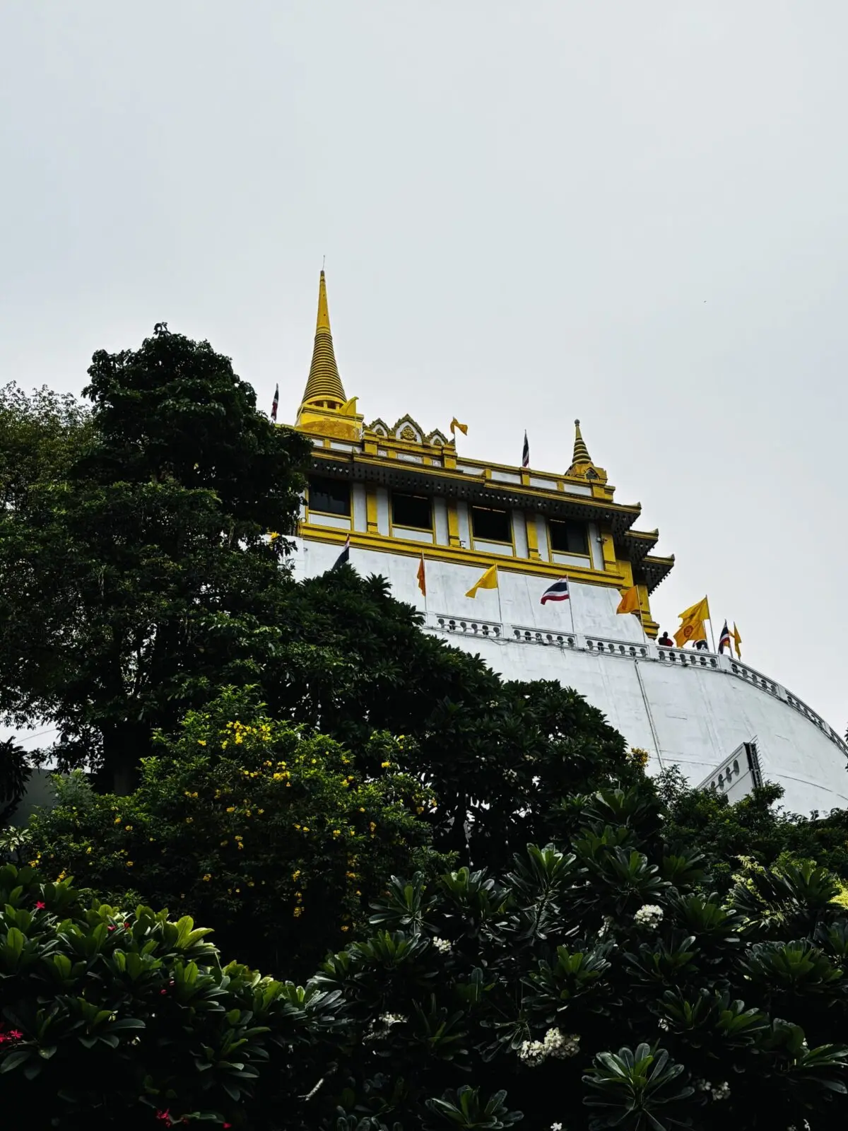 Golden MOunt as seen from below, because we really couldn't be bothered to climb all those steps.