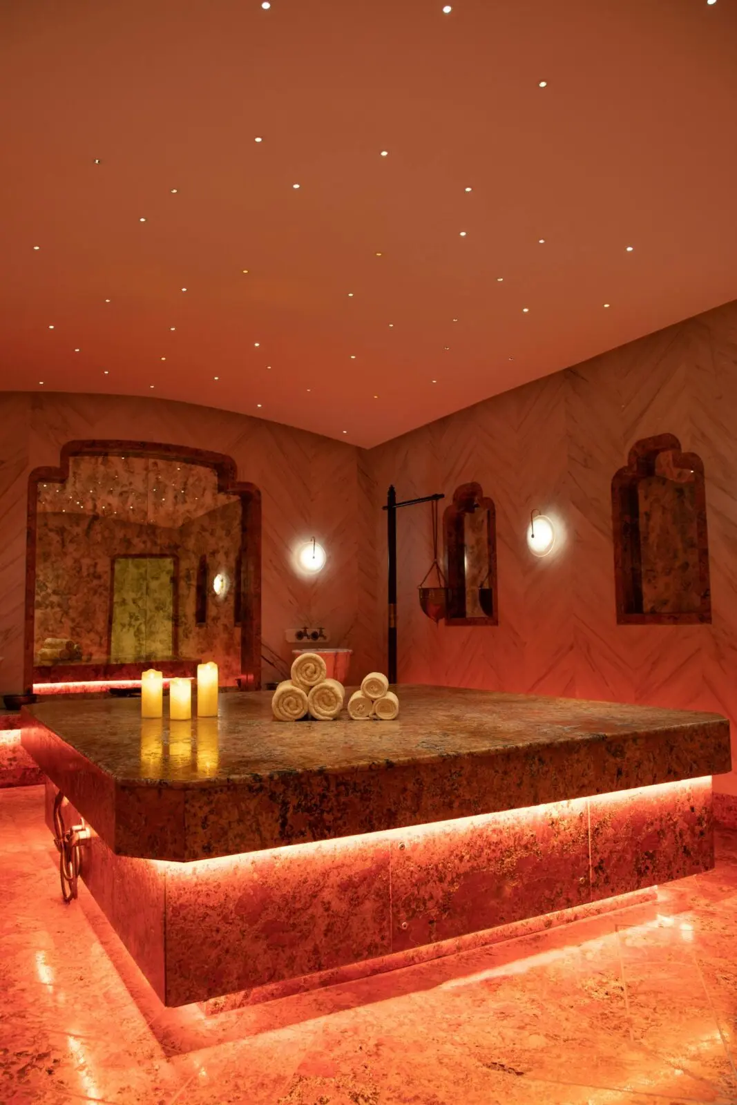 Hammam with beautiful tiling