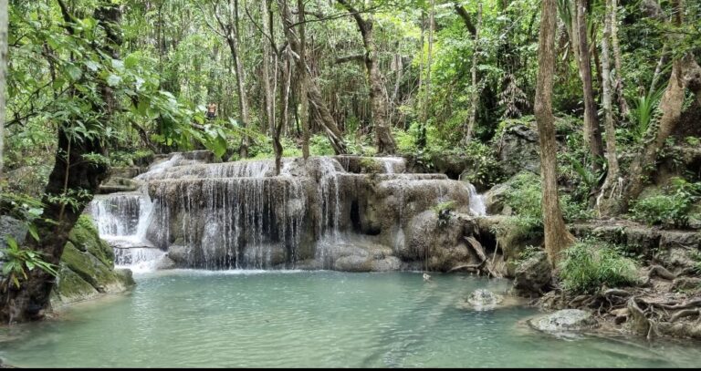 Erawan Falls: exhausting, humid and completely worth it