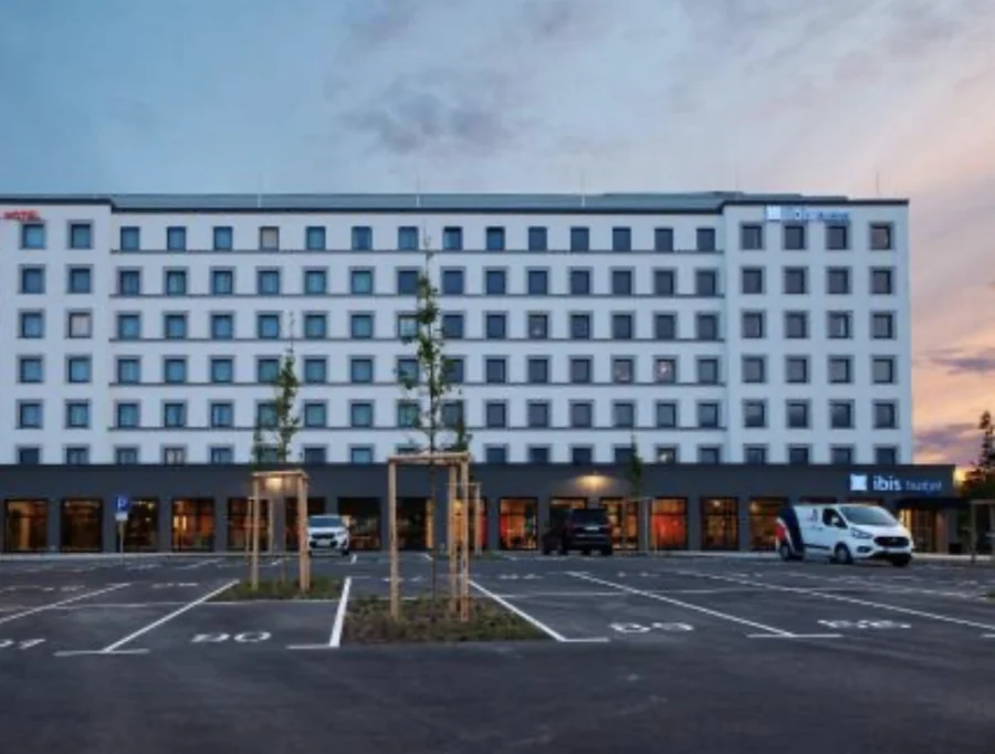 Ibis hotel Berlin airport. Photographed just before travel blog writer Alexandra (Tales from the road ahead) had to attempt a check-in without the required identification. 